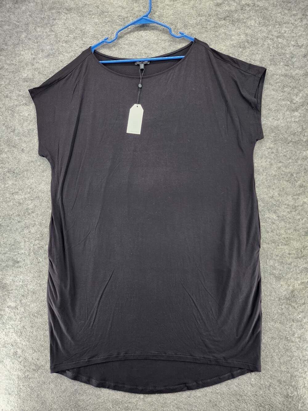 Universal Standard Dress Womens Medium Short Sleeve Black Pockets